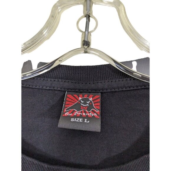 Rasta Pot Leaf T Shirt Mens Large Graphic Tee Cotton Black Multicolour Cotton - Picture 5 of 6